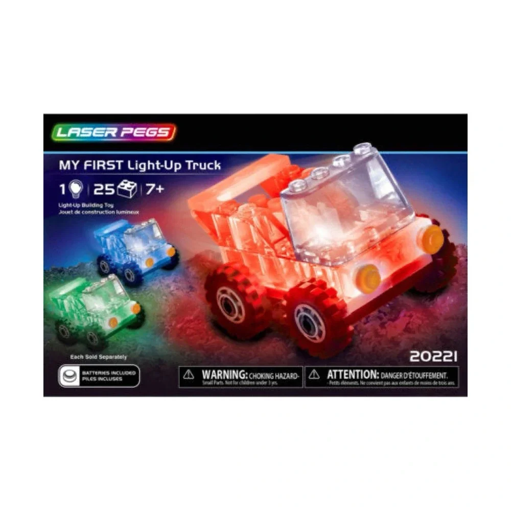 Laser Pegs My First Light-Up Truck Blind Bag 25pc Building Block Set #20221‎